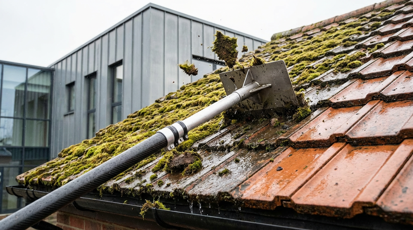 Roof Cleaning Before and After